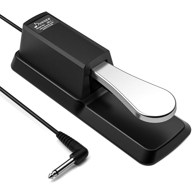 Donner DK-1, pédale de sustain universelle avec inverseur de polarité