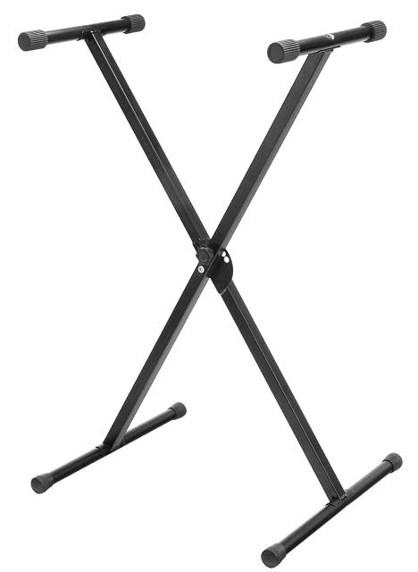 Pied de clavier McGrey KS-100 en X à simple traverse