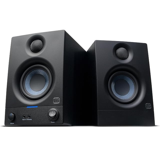 Enceintes de monitoring de bureau PreSonus Eris 3.5 Gen 2, paire, en noir