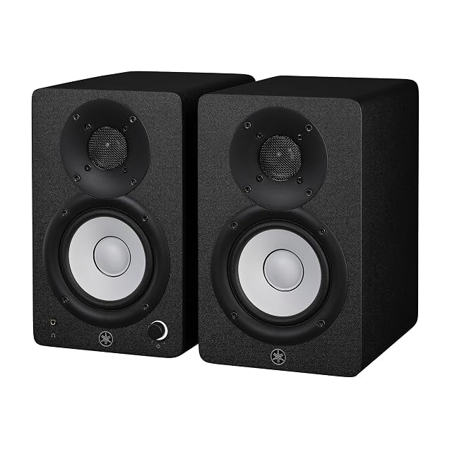 Enceintes de monitoring Yamaha HS4, paire, en noir