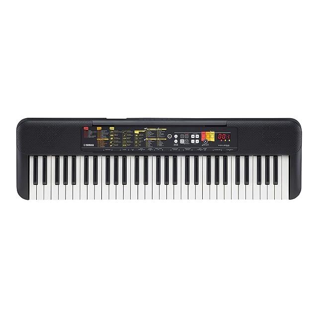 Yamaha PSR-F52, clavier compact pour débuter, en noir